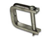 Abrazadera aislada 1x1/2"x1/8" aisl 3"
